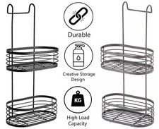 Over Shower Caddy 2 Tier Oval