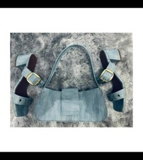 Denim Shoe And Bag Set (UK Size: 7)