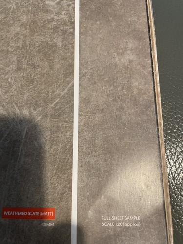 Weathered slate effect kitchen - weathered,