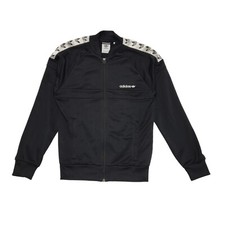 Adidas Black White Zip Sports Tracksuit Top Jacket Men's uk Small BB240