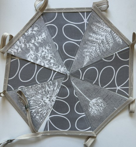 Handmade oilcloth bunting - oilcloth,