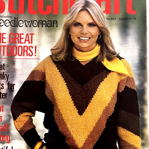 Vintage chunky knit for winter - vintage,