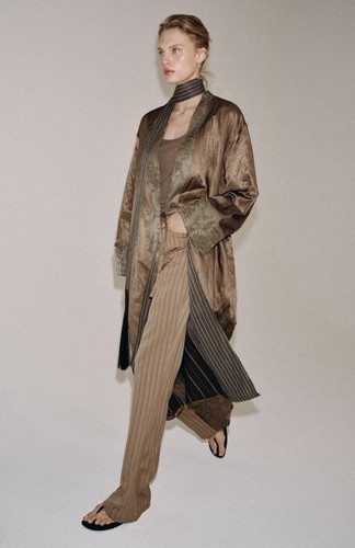 Zara pale pink taupe jacquard - zara,