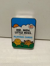 Mr.Men Little Miss Playing Cards 54 pcs, Metal Box