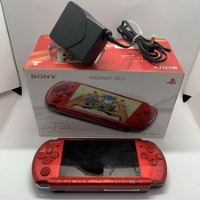 Sony PSP SLIM & LITE Radiant Red PSP-3003RR 2GB Memory Card BOXED Manuals PSU