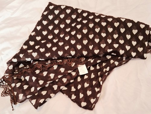 Boho chocolate brown heart - boho,