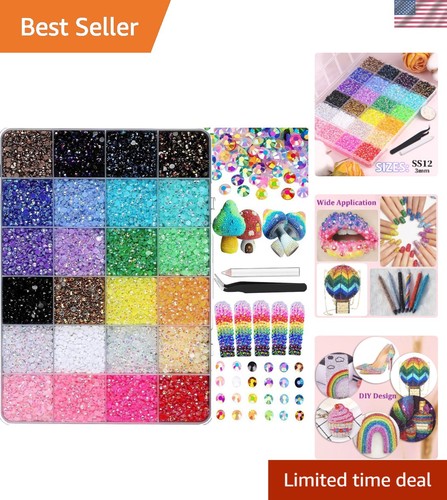 3mm rhinestones bedazzling kit - 3mm,