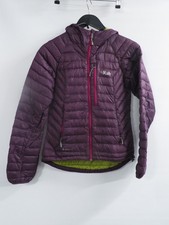 Rab - Microlight Alpine Jacket - Plum - Size UK 8