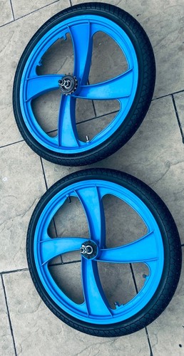 Bicycle plastic blue mag - plastic,