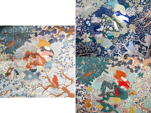 Mulberry silk scarf in - silk,