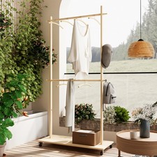 Solid Wood Garment Clothes