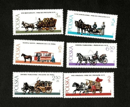 Poland 1980 horse drawn - poland,