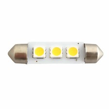 Festoon LED Bulb 12V 24V 3SMD 1W 36mm 39mm 42mm Caravan, Motorhome & Boat Light