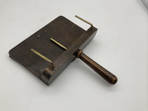 Vintage wooden hand held - wooden,