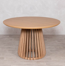 ROUND WOODEN DINING TABLE