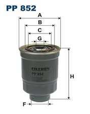FUEL FILTER FILTRON PP 852 FOR
