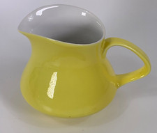 Poole Pottery Cameo Sunshine Yellow Vintage 50's Rare Cup Saucer Plate Bowl Jug