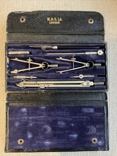 Antique technical drawing set - technical,