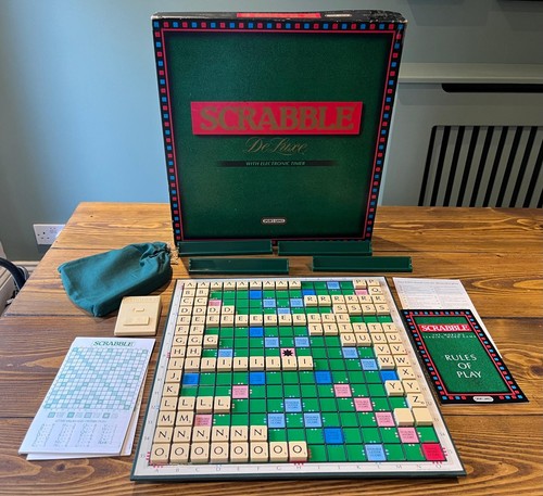 Scrabble deluxe board - deluxe,