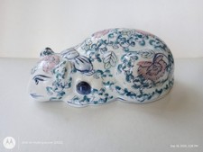 Large Sleeping Cat Ceramic