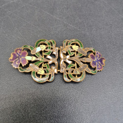 Antique victorian belt buckle - belt,