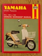 Haynes Yamaha SA50 Passola 1980 to 1986 Owners Workshop Manual - VGC
