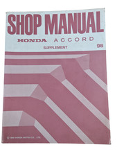 Honda Accord Supplement 1996