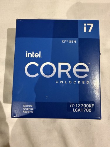 Intel core 12700kf 12th gen - intel,