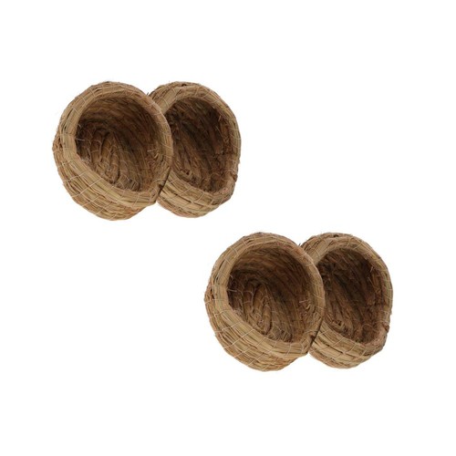 Reusable straw bird nest hut - straw,