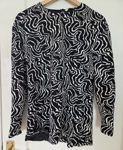 Zara black white - black,