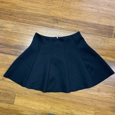 TOPSHOP Black Pleated Flared