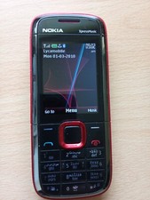 Used Nokia 5130c-2 XpressMusic - BLACK/RED Mobile Phone (Unlocked)