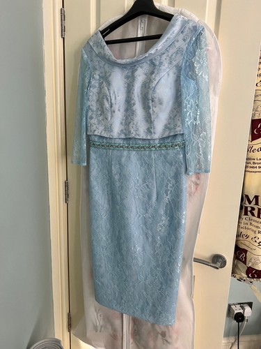Unworn pale blue lace zeila - unworn,
