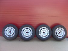 Set steel wheels with tyres