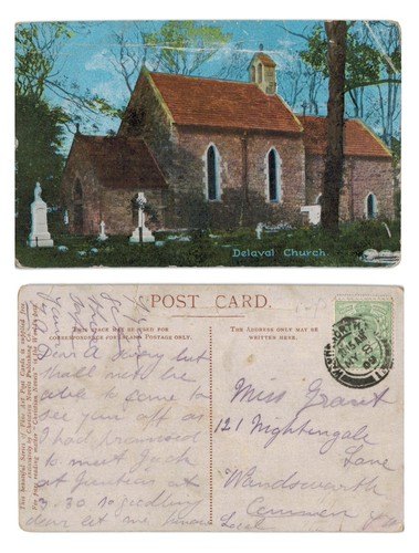 Vintage postcard delaval - postcard,