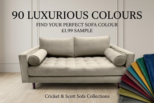 Velvet colour swatches - 90,