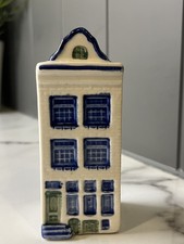 Delft Ceramic Miniature Collectables Canal House Handmade Elesva 892 Holland
