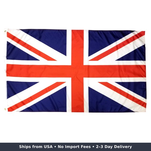 3x5 british flag with two - british,