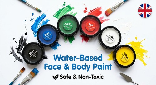 Face paint assorted colours - paint,