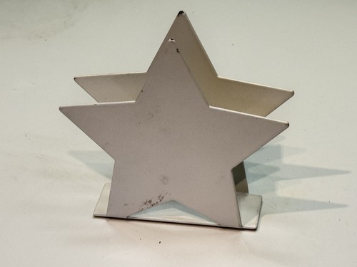 Ikea white enamel - white, star
