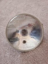 Vintage Motorcycle Headlamp 7 Inch Unknown Brand