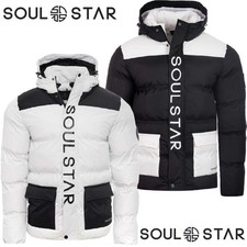 Soul Star Mens Quilted Puffer