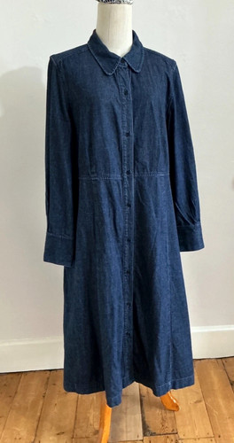 Toast denim shirt dress - toast, 12