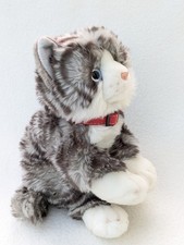 Keel Soft Toy Grey Cat Kitten Cuddly Teddy Stuffed Animal Plush Teddy
