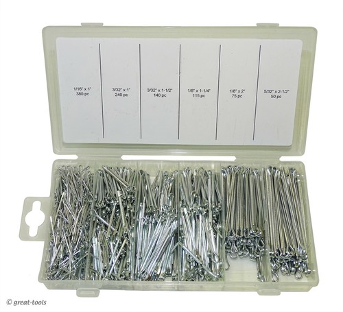1000 cotter pin assortment - cotter,