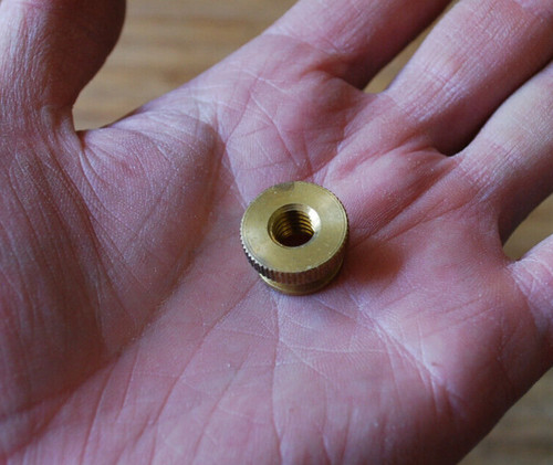 Solid brass thumb nuts 18 - brass,