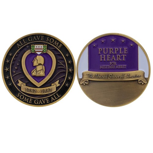 Purple heart medal for - heart,