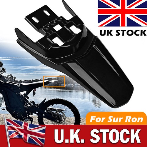 Glossy black rear fender - rear,