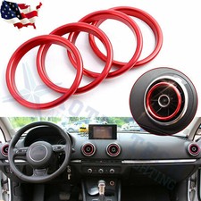 Aluminum Interior Red Air Vent