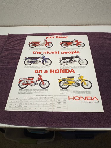 1965 honda motorcycle sales - 1965,